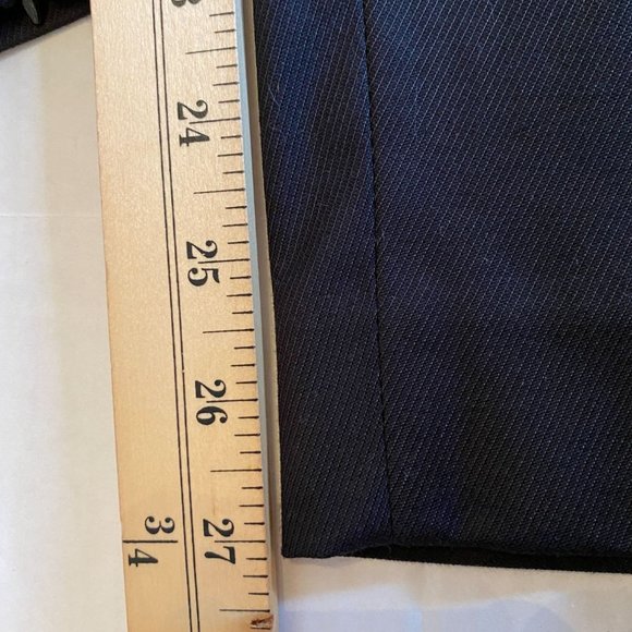 Banana Republic Mobwife Y2K Black Dress Stretch Pants with Ankle Zipper Size 6 - Picture 7 of 11